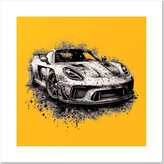 Porsche Carrera GT Wall Art by Vehicles-Art